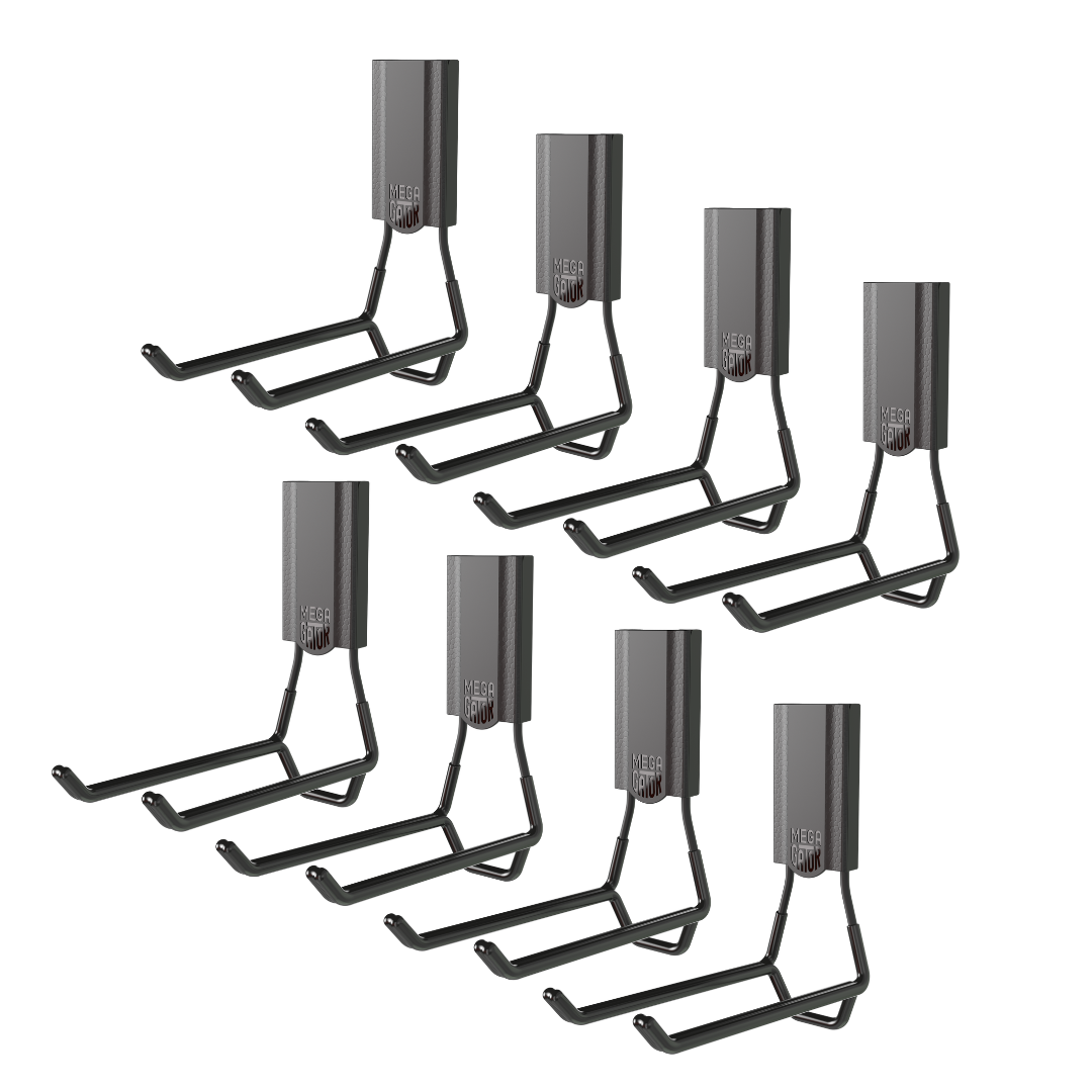 6" MEGA Open Magnetic Hook 8-Pack - Holds up to 45 lbs
