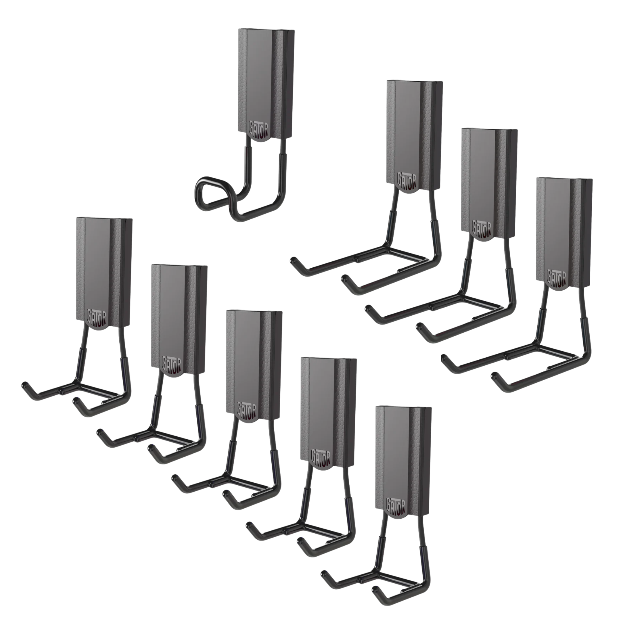 Lightweight MIDI Magnetic Hook 9-Pack - Holds up to 25 lbs