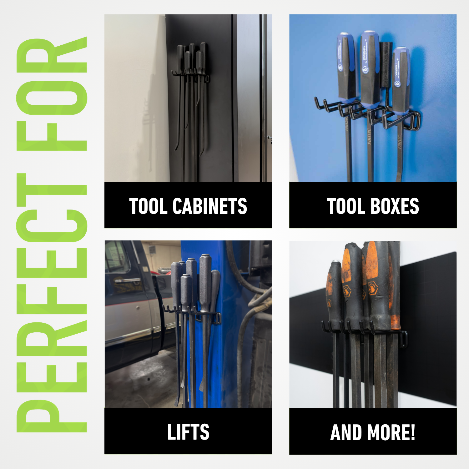 Pry Bar Magnetic Hook - Holds up to 45 lbs