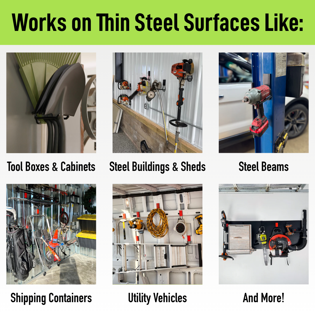 Black Friday 6" MEGA Hook 8-Pack - Holds up to 45 lbs