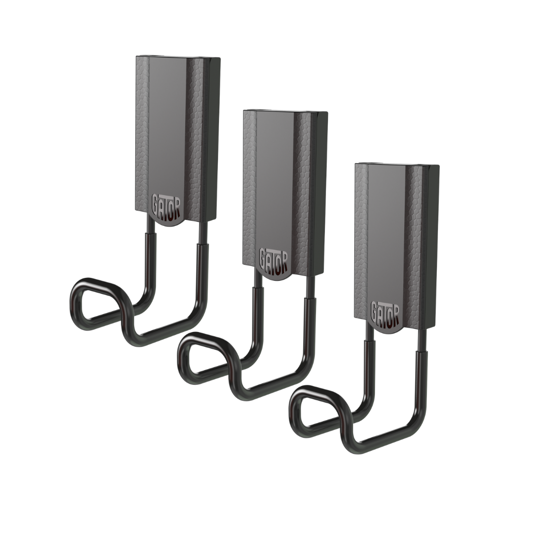 Durable 2.5-inch closed magnetic hooks in a convenient 3-pack, designed for secure storage and organization on steel surfaces in garages, workshops, pole barns, and utility spaces. Perfect for hanging tools, cords, hoses, and gear without drilling.