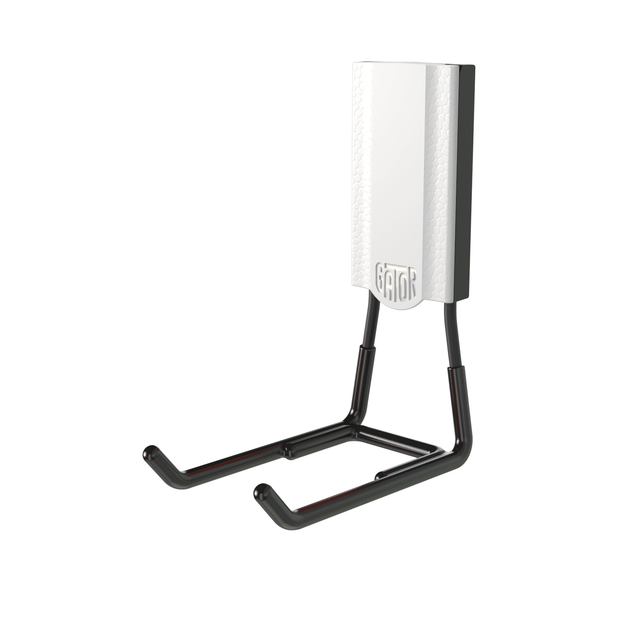 Gator Magnetics 4-inch Open Hook in white, strong magnetic storage hook for organizing tools, hoses, cords, and equipment on thin steel surfaces.