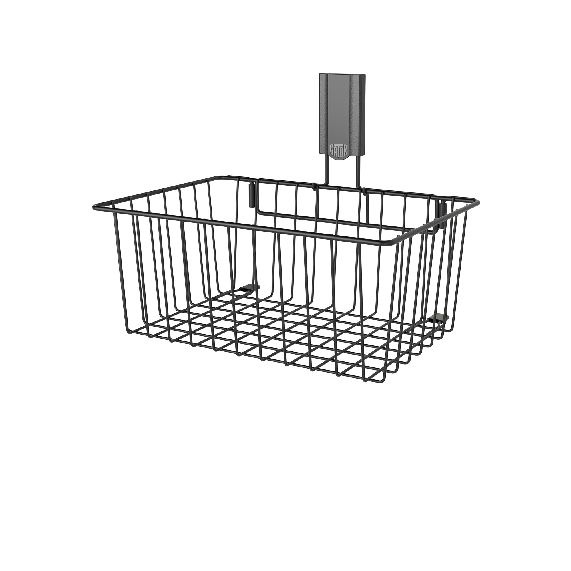Black Gator Magnetics Small utility magnetic basket shown on a white background.