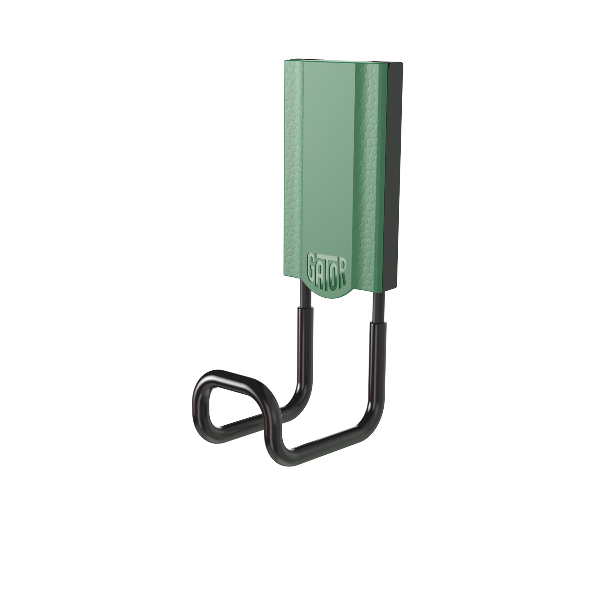 Green Gator Magnetics magnetic hook for garage and workshop tool organization on steel walls and panels.