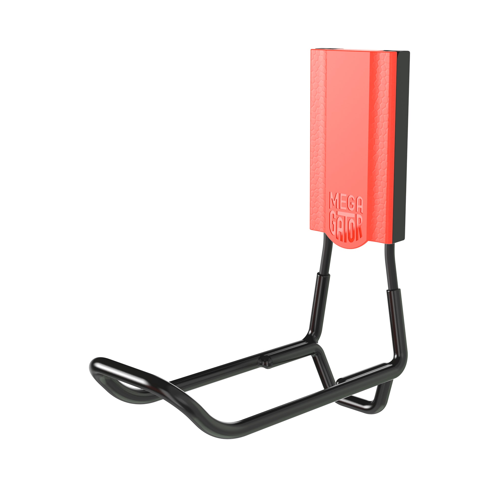 Red and black Gator 4.5-inch MEGA closed magnetic hook for steel surfaces.
