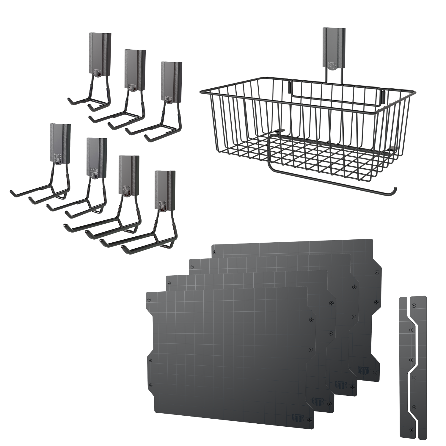 67" Magnetic Wall Storage System Kit
