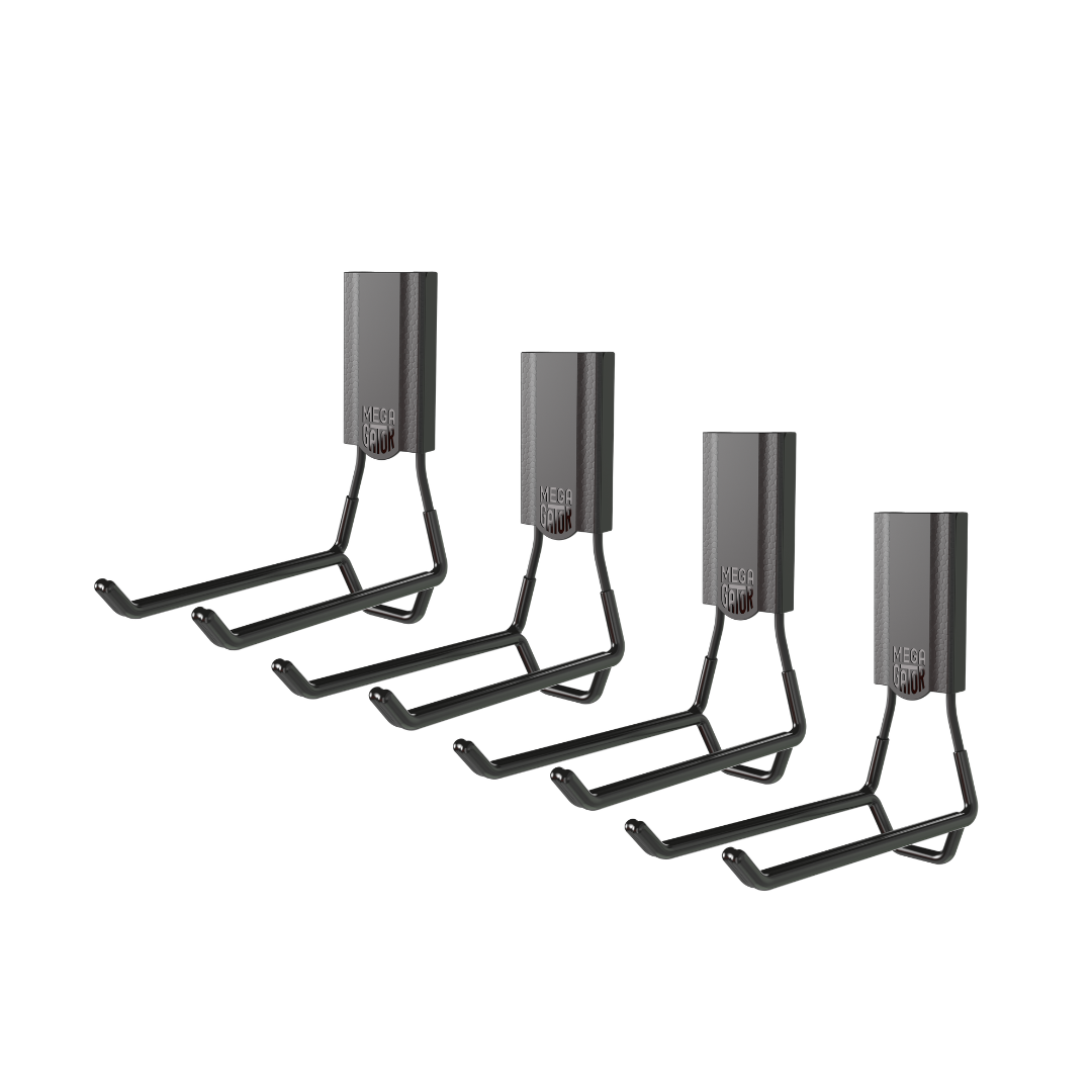 6" MEGA Open Magnetic Hook 4-Pack - Holds up to 45 lbs
