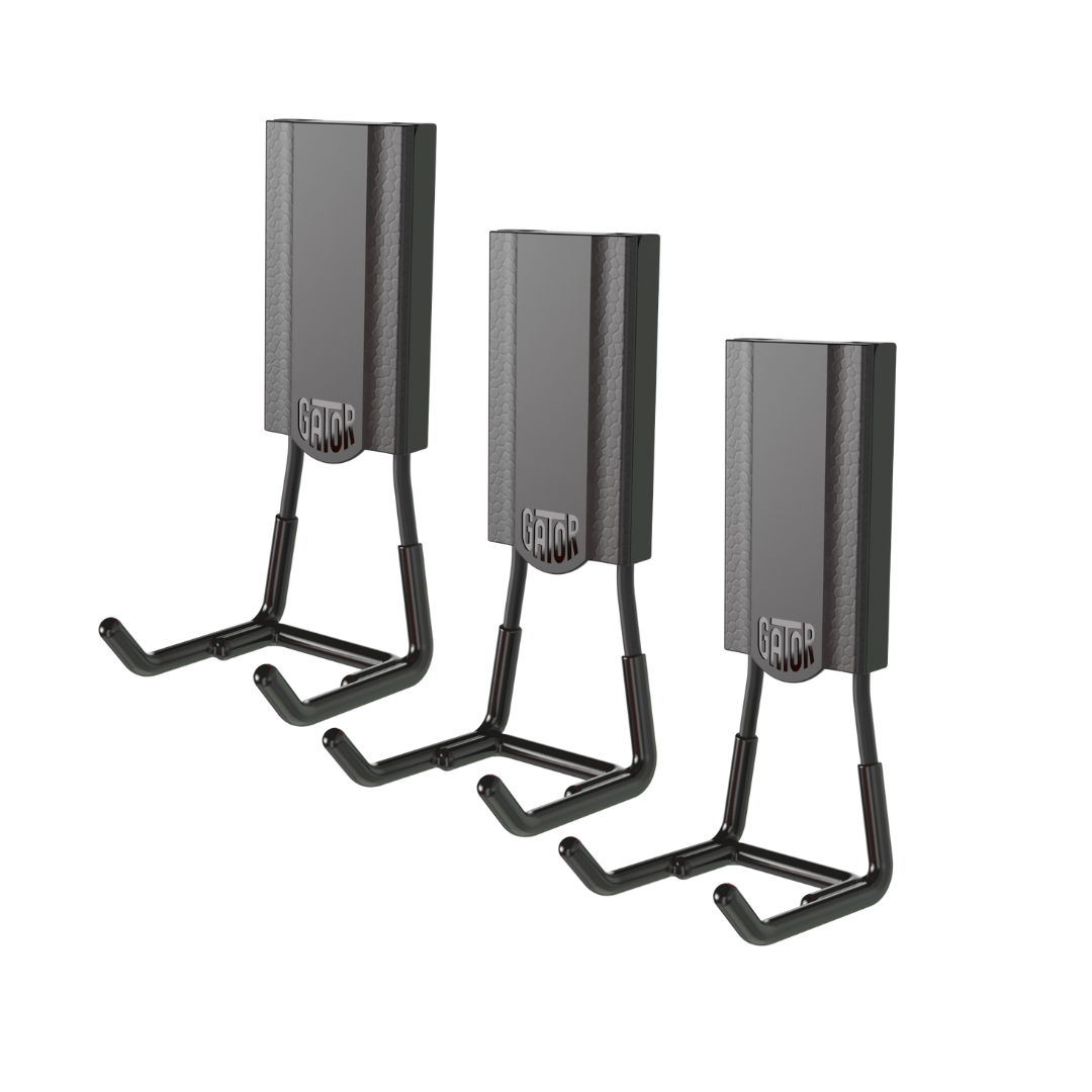 Durable 2.5-inch open magnetic hook 3 pack designed for heavy-duty storage and organization on steel surfaces. Perfect for hanging tools, cords, hoses, and gear in garages, workshops, utility vans, and pole barns.
