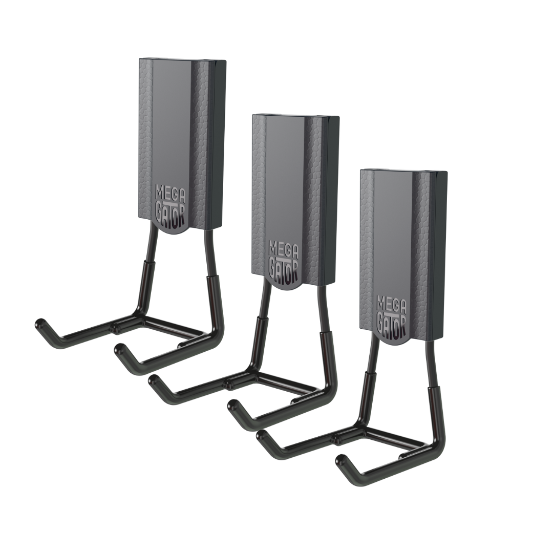 Durable 3-inch open magnetic hook 3 pack designed for versatile storage and organization on steel surfaces. Perfect for holding tools, cables, hoses, and gear in garages, workshops, pole barns, and utility vans.