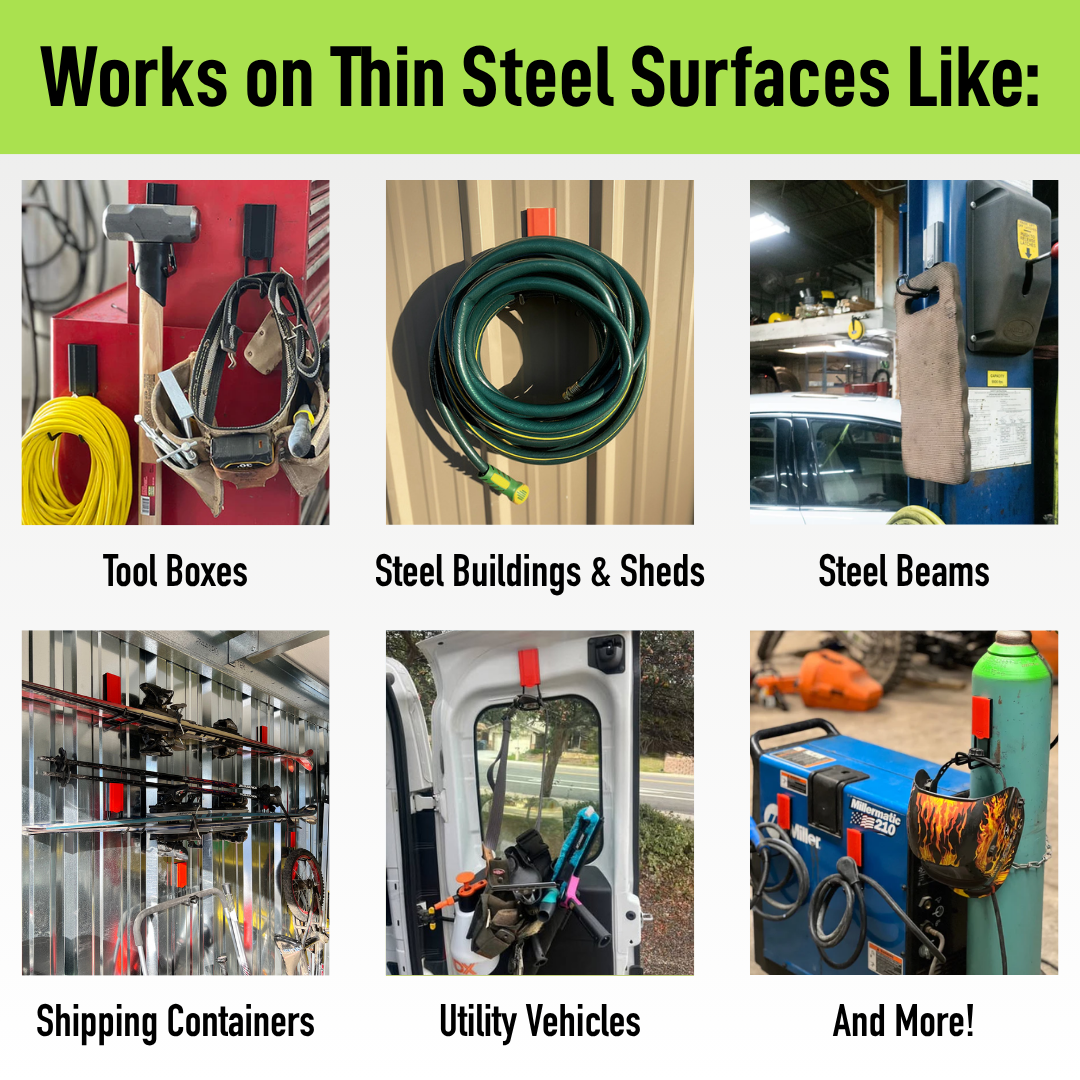 3" MEGA Closed Magnetic Hook - Holds up to 45 lbs