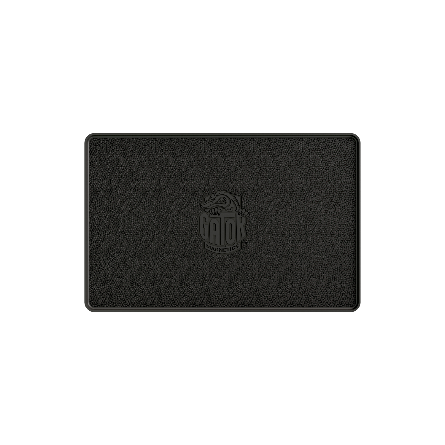 Black Gator 12-inch Basket Mat on a white background.
