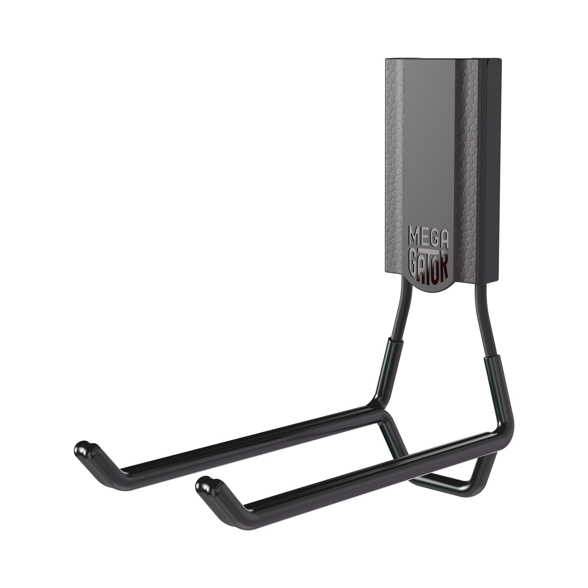 Black Gator Magnetics 6-inch MEGA Open heavy-duty magnetic hook shown on a white background.
