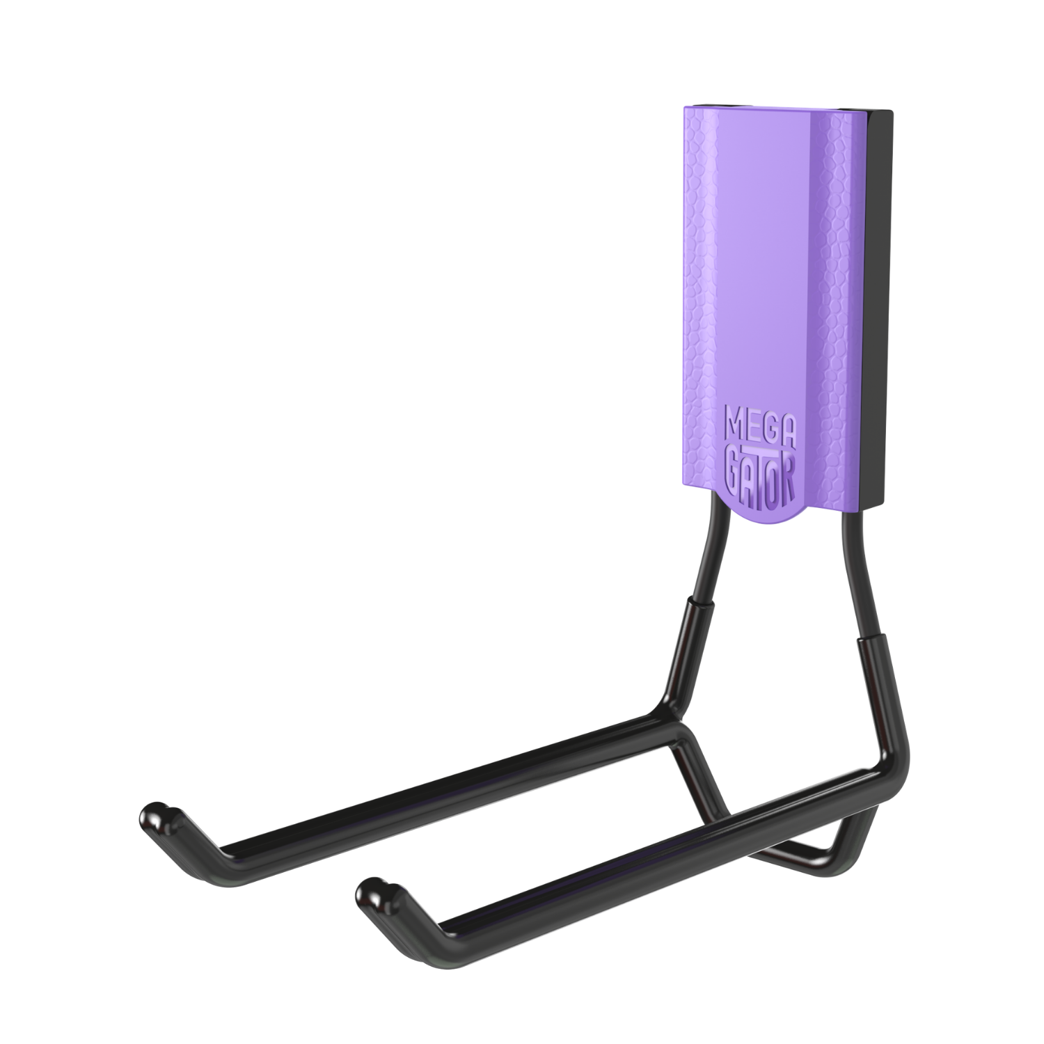 Purple 6-inch MEGA open heavy-duty magnetic hook on a white background.