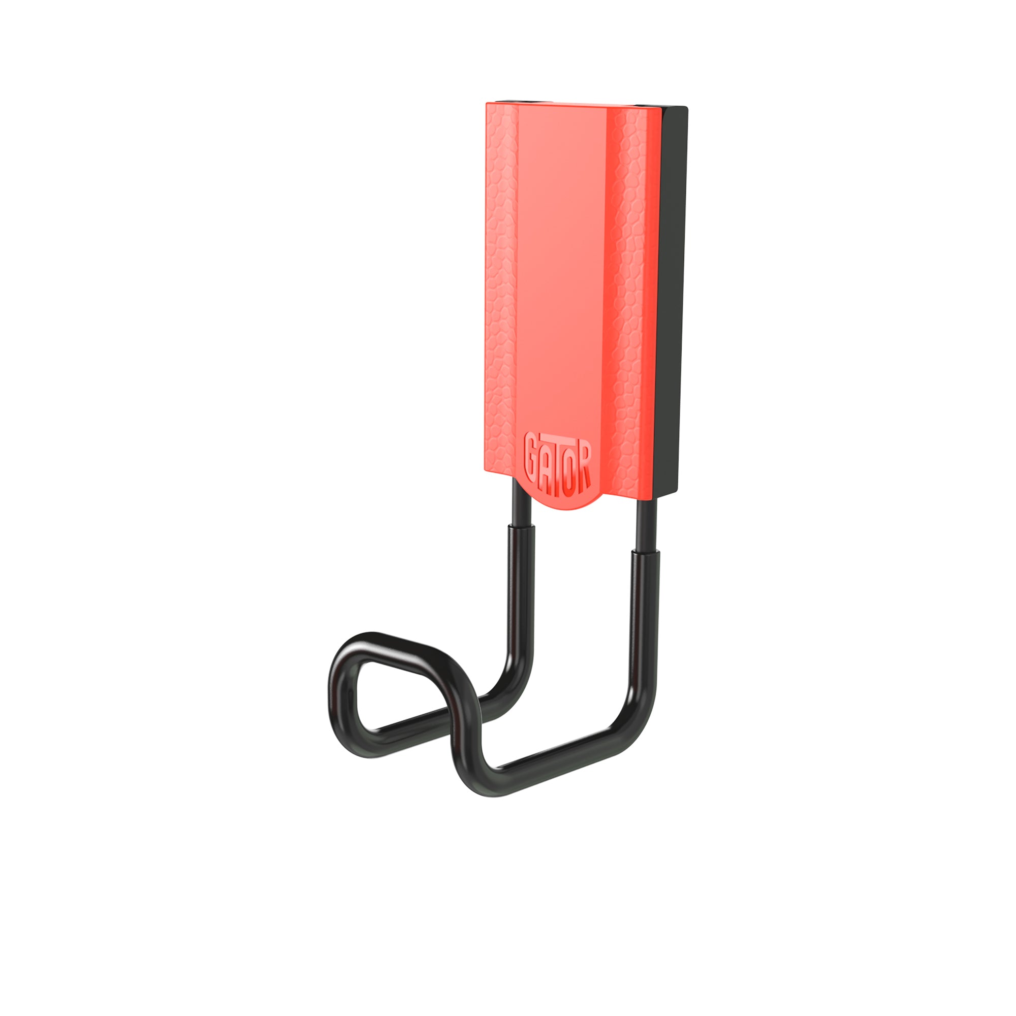 Red and black Gator 2.5-inch MIDI closed magnetic hook for steel surfaces.
