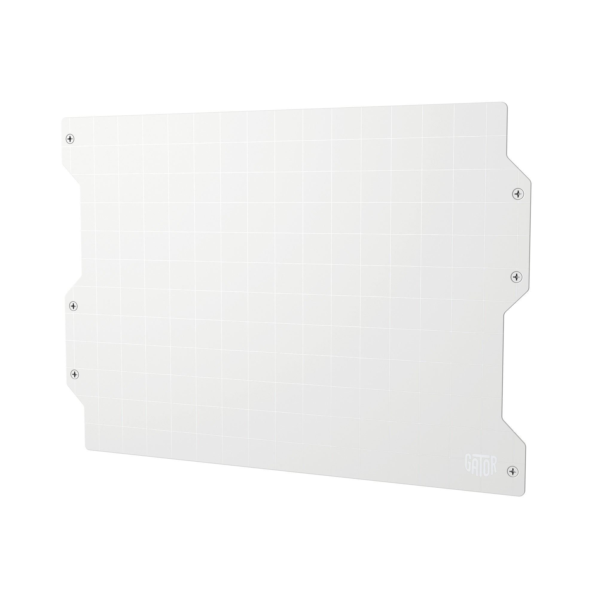 White Gator Steel Wall Panel for magnetic storage in garages, work vans and shipping containers.